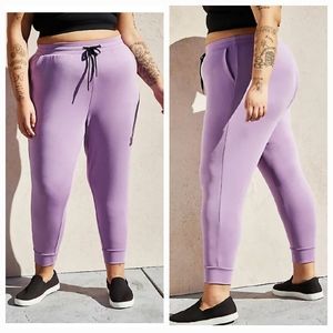 Torrid Purple Cupro Crop Jogger 4x